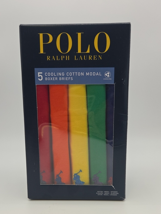 Polo Ralph Lauren Other - Polo by Ralph Lauren Men's Mix Colors Boxer Briefs 5 Pack